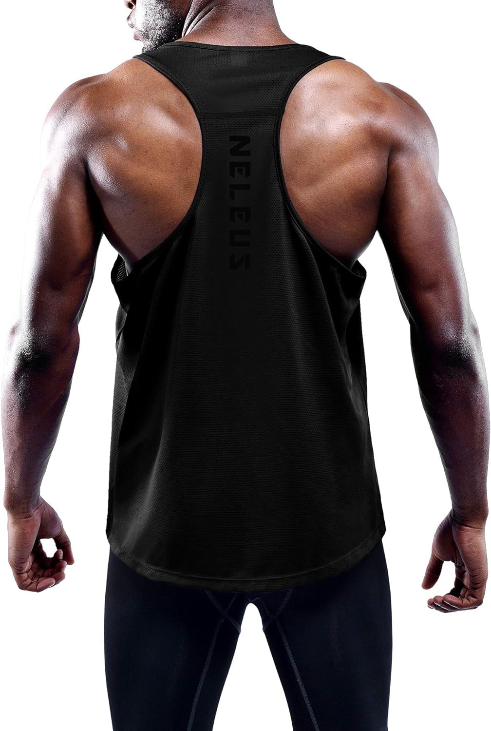 Men'S Workout Running Tank Top Sleeveless Gym Athletic Shirts